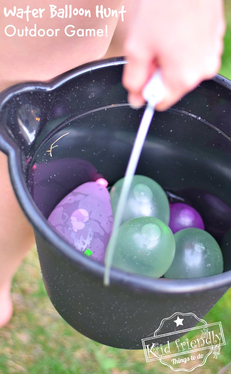 Fun Outdoor Games - Water Balloon Hunt by Kid Friendly Things To Do