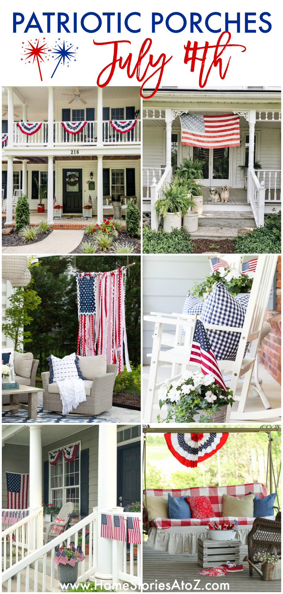 Patriotic Porches July 4th Porch and Patio Decor Ideas Home Stories