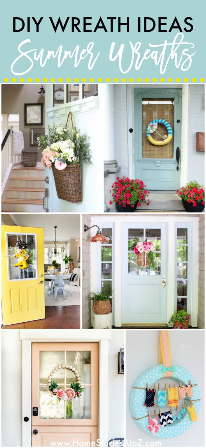 Summer Wreath Ideas: Fun Front Door Decor