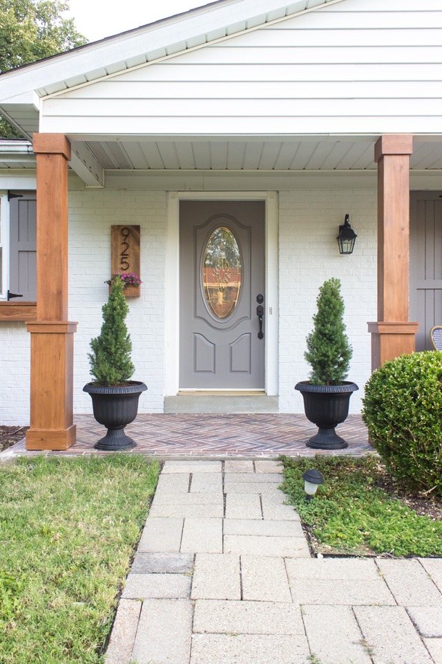 Simple Building Projects to Add Character to Your Home - How to Build Porch Columns by Shades of Blue Interiors