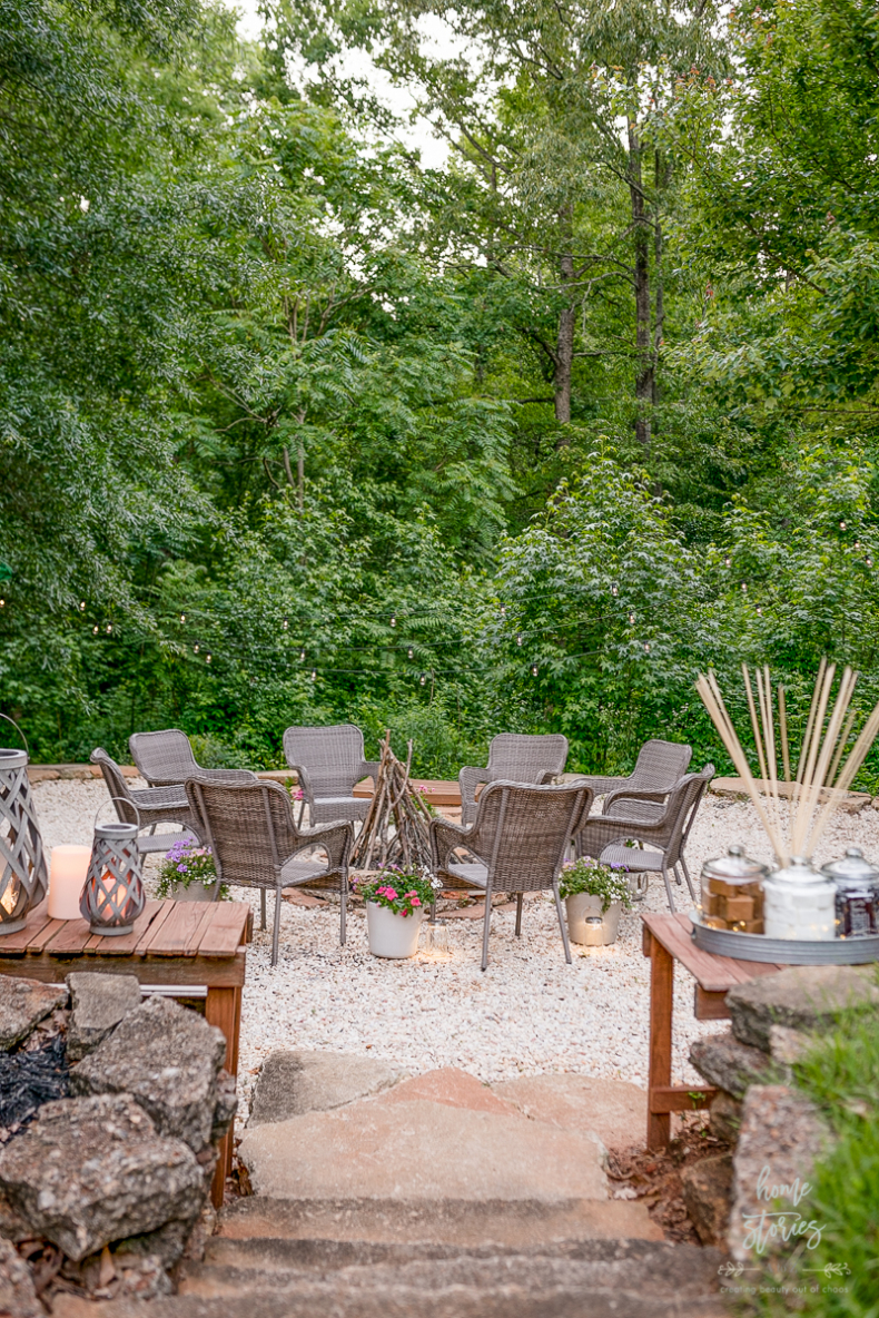 DIY Gravel Fire Pit Idea Home Stories A to Z