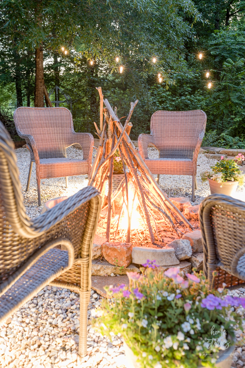 DIY Gravel Fire Pit Idea Home Stories A to Z