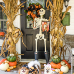 Halloween Porch and Door Ideas - Fall into Halloween by Home Stories A to Z
