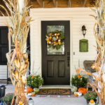 Simple Fall Decor - Traditional Fall Colors Porch by Home Stories A to Z