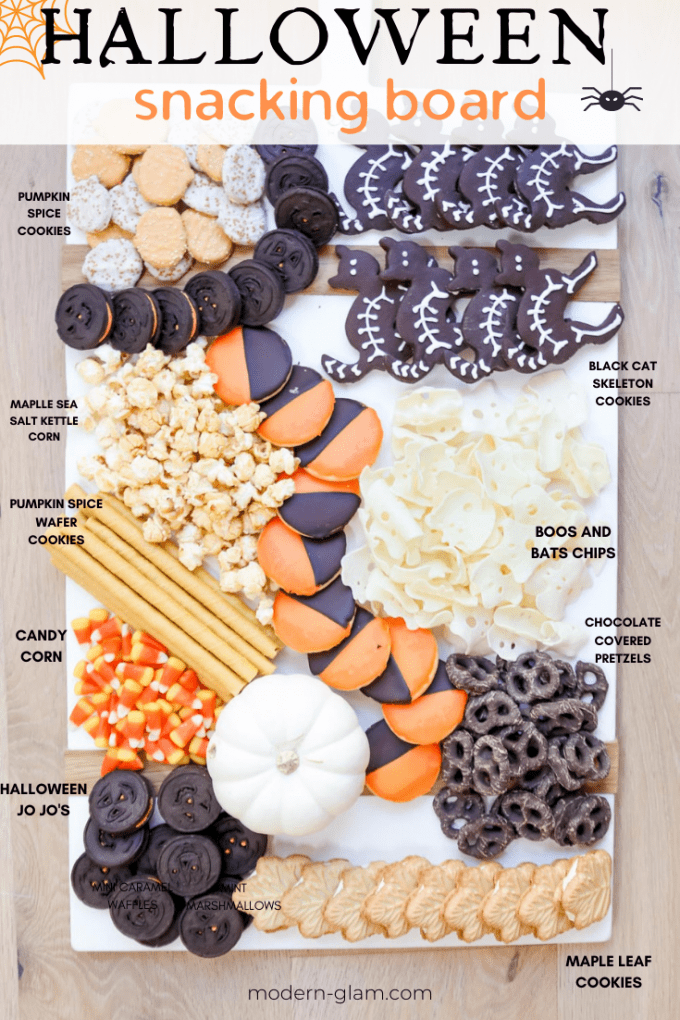 21 Halloween Treats - Halloween Snack Board by Modern Glam