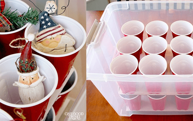Christmas Decoratin Storage Tips - Make Your Own Storage Box by One Good Thing