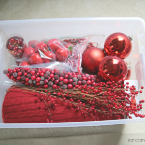 Christmas Decoration Storage Tips - Storing Christmas Ornaments by Sand & Sisal