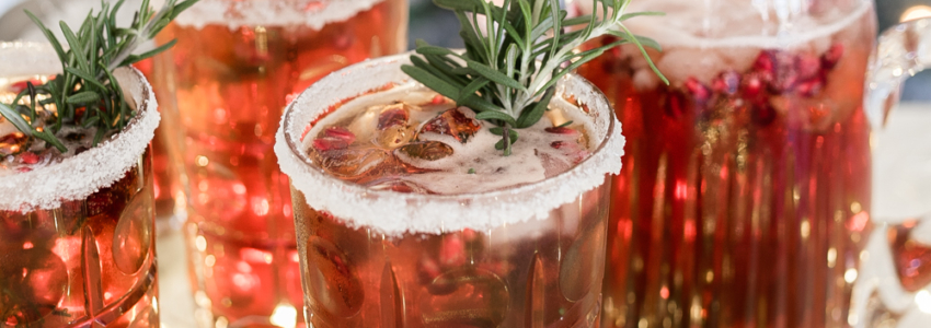 Holiday Drink Recipe - Better Not Pout Pomegrante Punch by Home Stories A to Z
