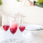 Holiday Drink Recipes - Pomegranate Champagne Cocktail by Home Stories A to Z