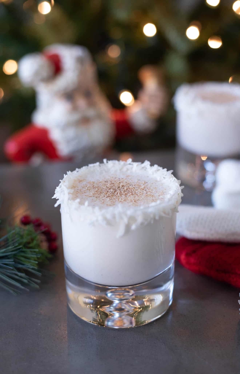 Holiday Drink Recipes - Santa's Rum Spiked Milk by Culinary Ginger
