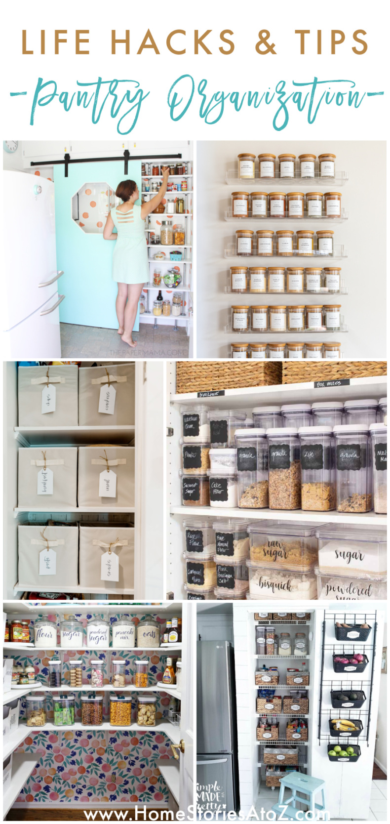 Pantry Organization by Home Stories A to Z #pantry #organize #pantryorganization