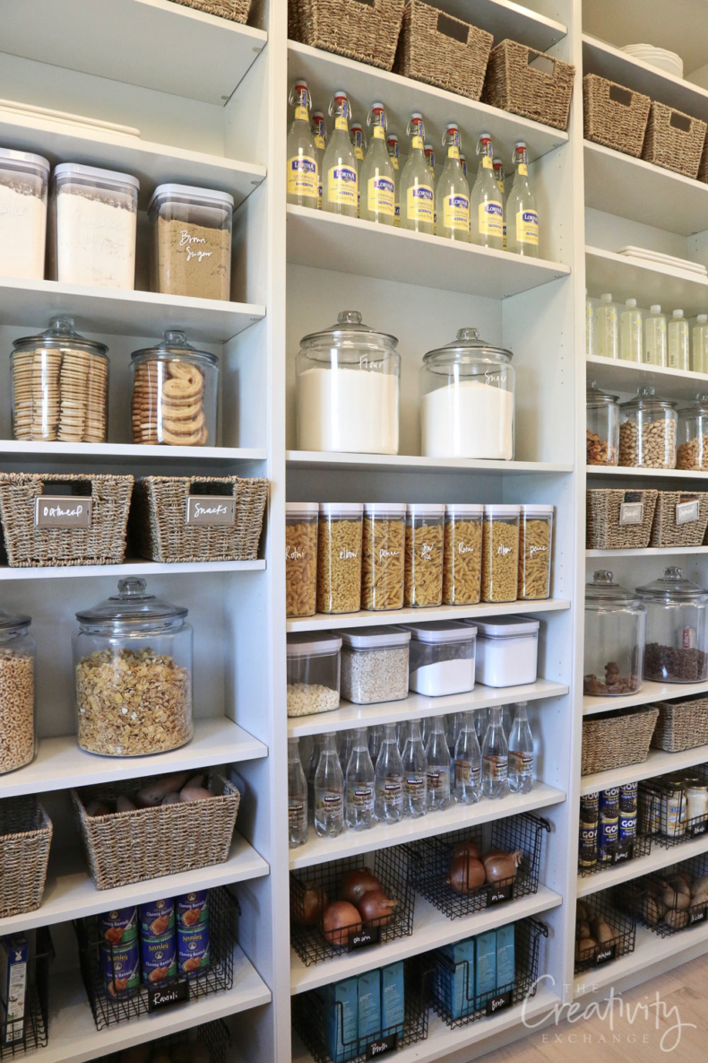 Pantry Organizing Life Hack - Gorgeous Pantry by The Creativity Exchange
