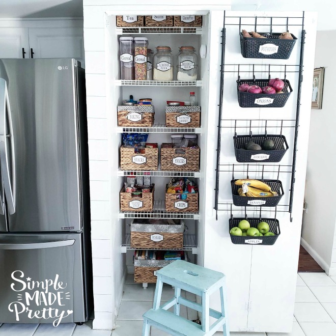 Pantry Organizing Life Hack - Pantry Door Organization by Simple Made Pretty