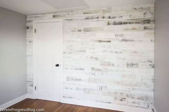 Accent Wall ideas - Planked Wall by Jenna Kate at Home