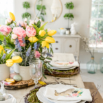 Spring and Easter Tablescape Decor by Home Stories A to Z