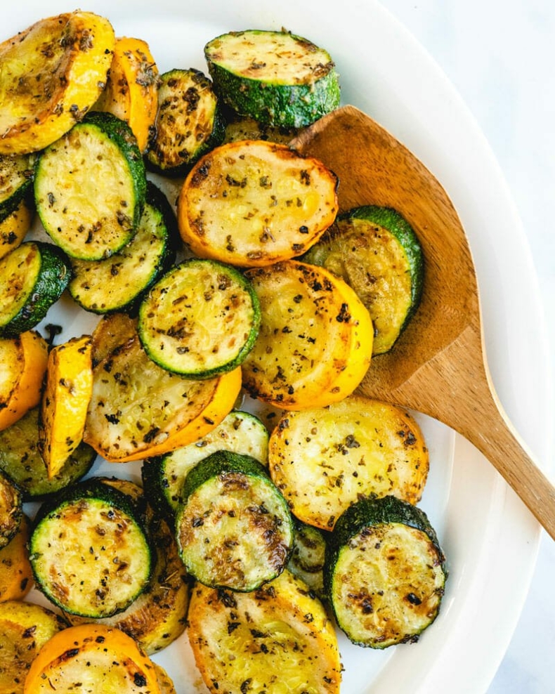 Grilled Vegetable Recipes - Grilled Zucchini and Squash by A Couple Cooks