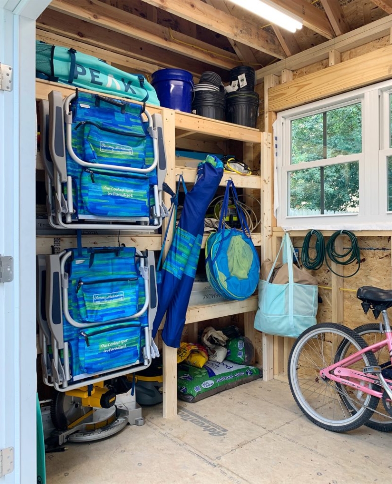 Beach Shed Organization Idea by Young House Love