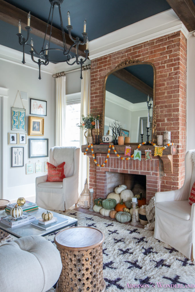 Fall Decor Ideas - Fall Living Room by Addison's Wonderland