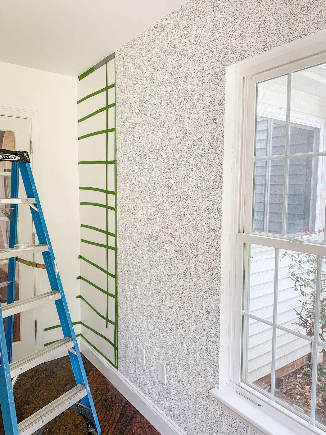 Painter's Tape Wallpaper Hack: How to Hang Paste Wallpaper Without Using  Paste or Damaging the Wall - Home Stories A to Z