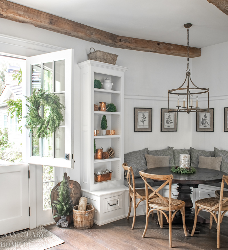 Christmas Breakfast Nook - Sanctuary Home Decor