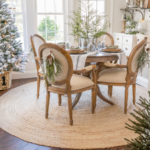Christmas Breakfast Nooks - Simple Farmhouse Breakfast Nook by Home Stories A to Z