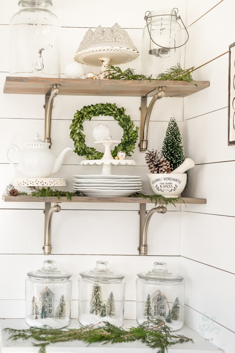 Christmas Decor Ideas - Christmas Containers by Home Stories A to Z