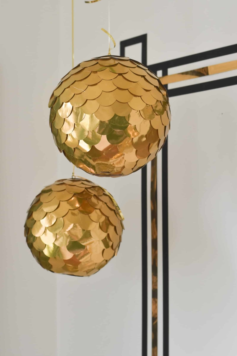 New Year's Eve Ideas - DIY Disco Ball by At Charlotte's House