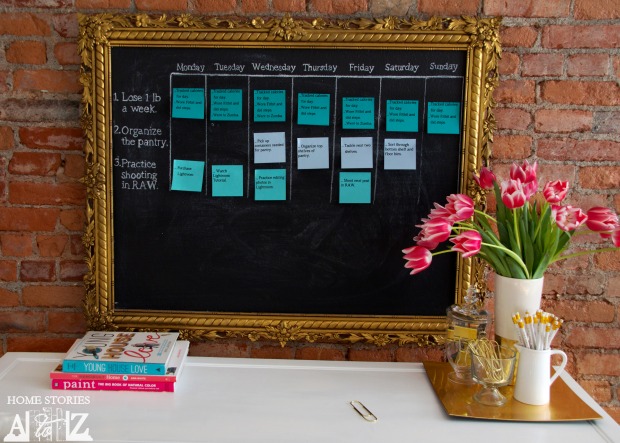 New Year's Eve Ideas - New Year's Goals Board by Home Stories A to Z