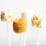New Year's Eve Ideas- Sparkly Marshmallow Pops by The Decorated Cookie