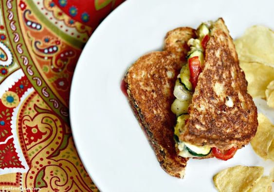 Summer Squash and Zucchini Recipes - Zucchini Grilled Cheese by Live Love Texas