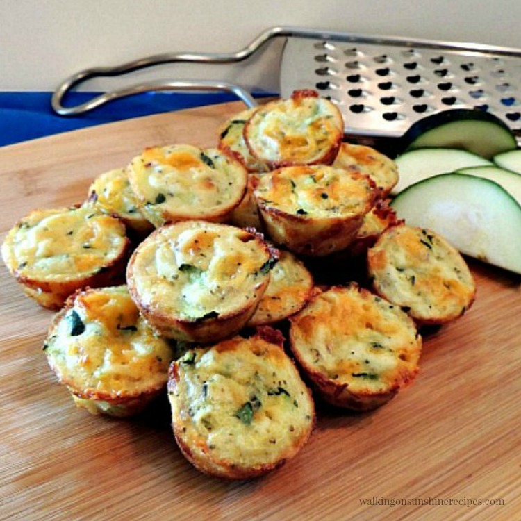 Summer Squash and Zucchini Recipes - Zucchini Puffs by Walking on Sunshine Recipes