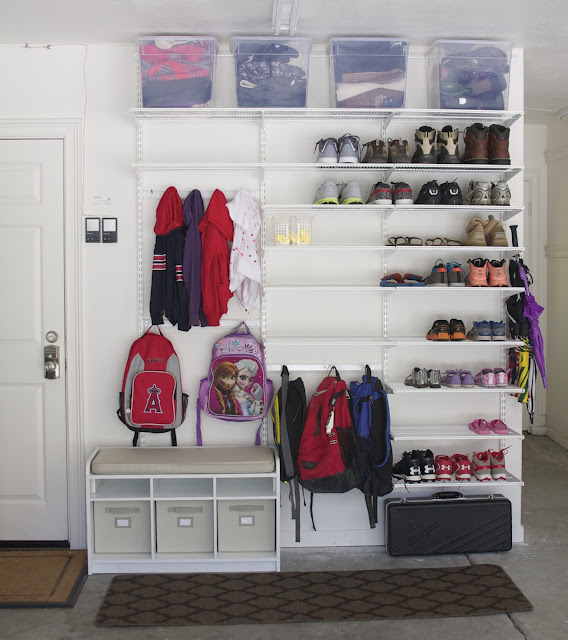 Back to School Organization - Garage Storage Ideas - 11 Magnolia Lane