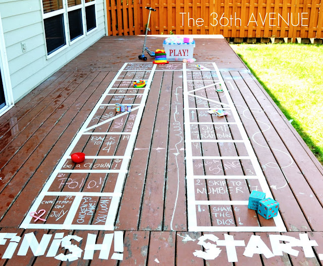 Summer Life Hacks - Backyard Giant Game Board by The 36th Avenue