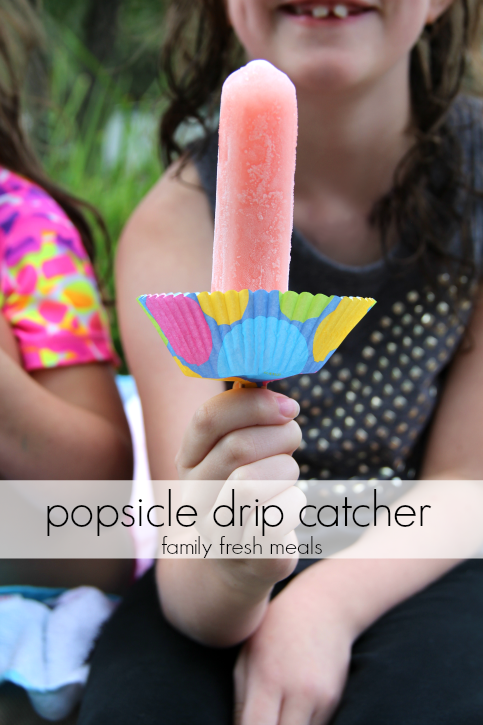Summer Life Hacks - Popsicle Cupcake Liner Hack by Family Fresh Meals
