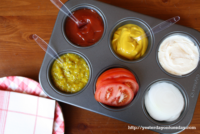 Summer Life Hacks - Summer Muffin Tin Condiments by Yesterday on Tuesday