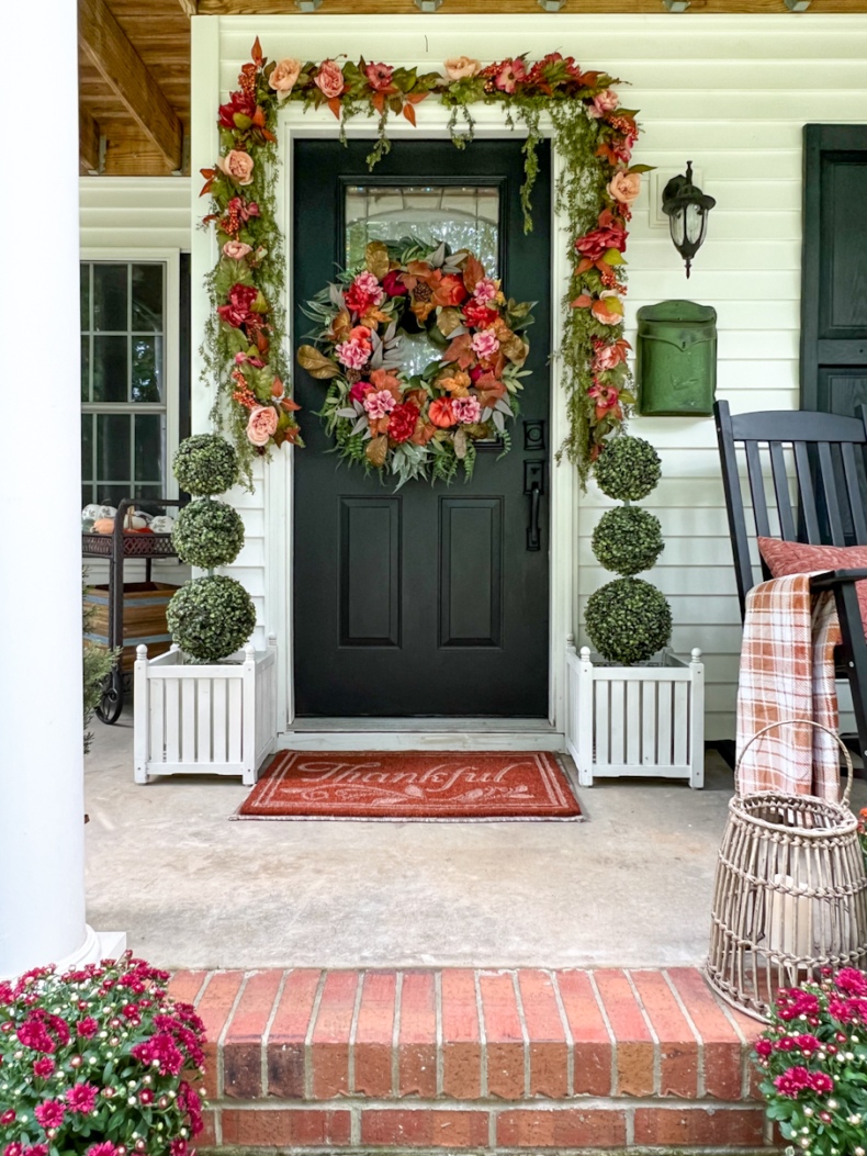 Fall Porch Ideas - Cranberry Fall by Home Stories A to Z