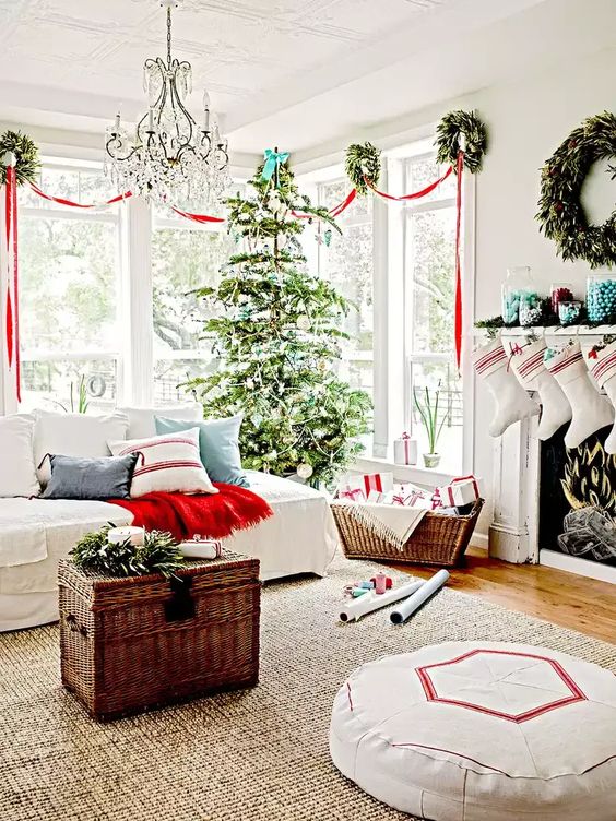Christmas Decor Ideas - Christmas Living Room by BHG