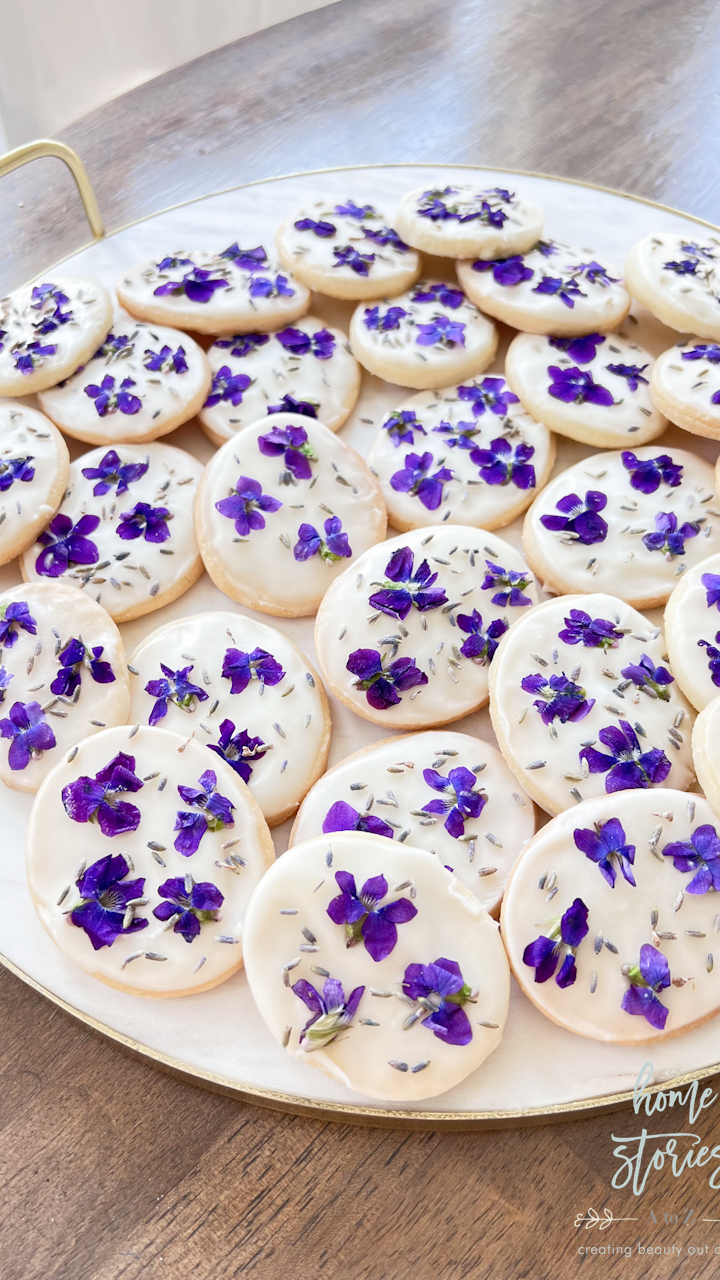 easter egg wildflower sugar cookie