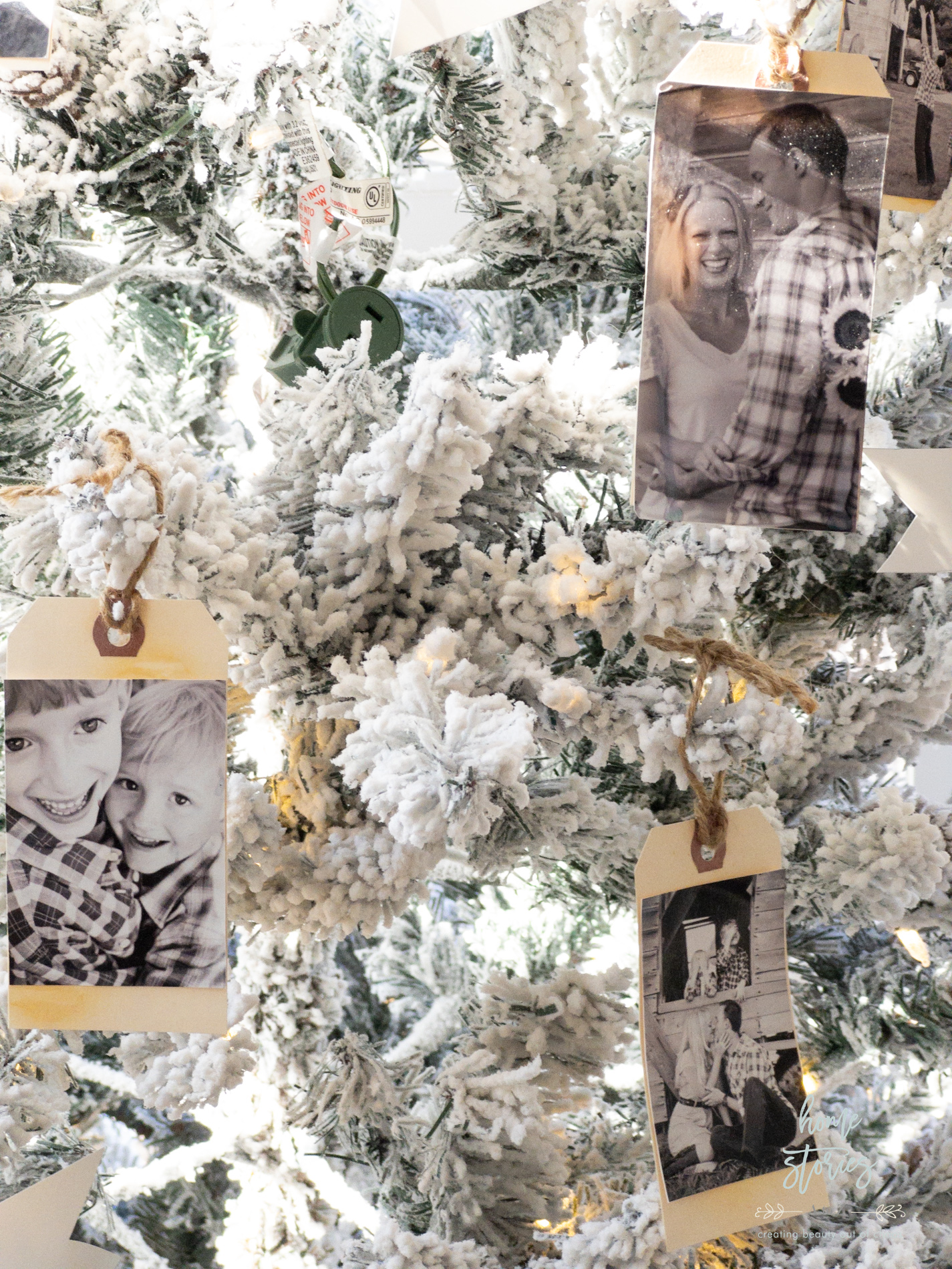 photo tag ornaments