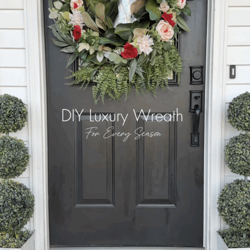 how to make diy valentine's day wreath